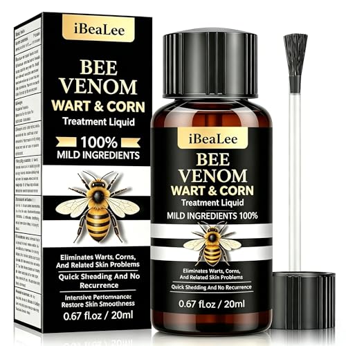 VEADONS Bee Venom Wart Remover | Combines Salicylic Acid to Dissolve Wart Tissue & Bee Venom Extract to Target The Root | Safe Natural & Potent | Suitable for Most Body Warts | Liquid FormulaV