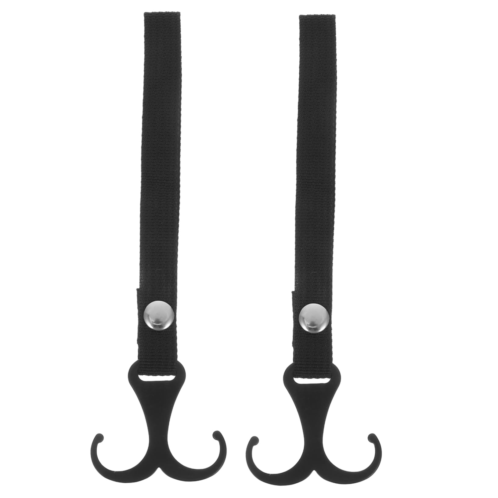 Veemoon Universal Stroller Hooks 2 Pack No Drill Easy to Install for Shopping Bags Purse Diaper Bag Carrying Hooks