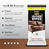 EVEO Leather Cleaner Wipes 4-in-1 Leather Cleaner and Conditioner for Furniture, Car Interior, Couch, Shoes & Purses – UV Protection, XL Moistened Cleaning Wipes Restore & Protect – 3 Pack (90 Total) #4