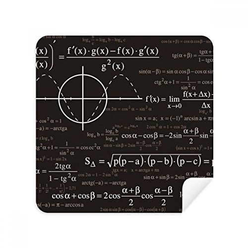 Lunettes chiffon de nettoyage pour le bureau et l'université motif calculs