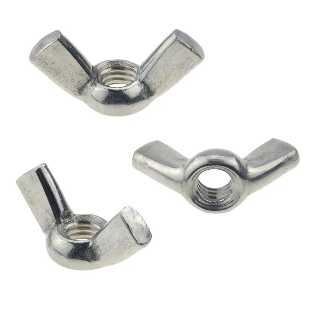 EBZFASO Wing Nuts Assortment Kit, Wing Nuts Galvanized 5PC-10PC(M12 5PC)