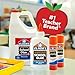 Elmer’s Disappearing Purple School Glue Sticks, Washable, 7g, 30 Count - Bulk Pack for Classrooms, 1 Teacher Brand
