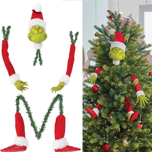 Grinch Dekor für Weihnachtsbaum,lustiger...