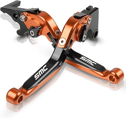 FREAXLL 690 SMC - Juego de palancas de embrague de freno plegables para motocicleta, compatible con K-T-M 690DUKE SMCR 2008-2011 690DUKE SMC R