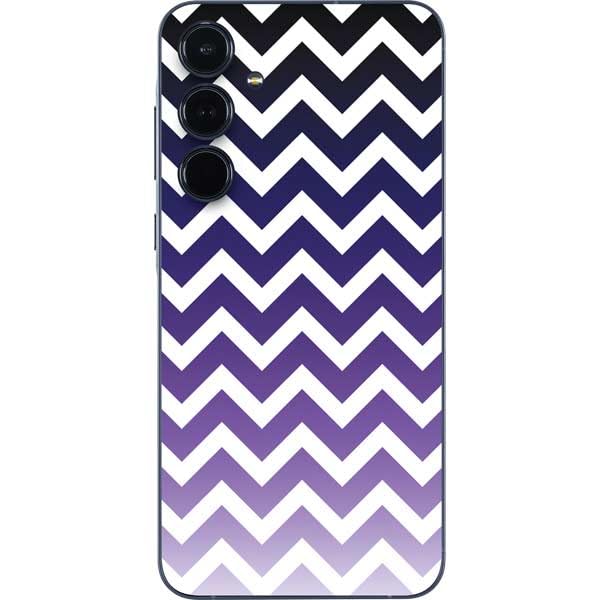 Skinit Decal Phone Skin Compatible with Galaxy A36 5G - Chevron Purple Ombre Design