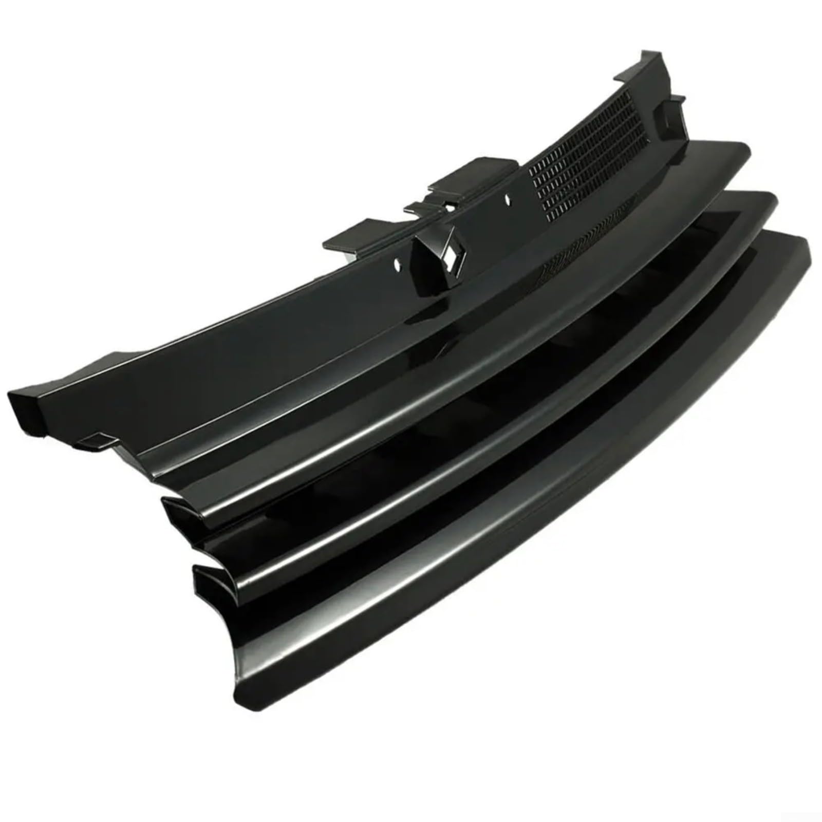 Rejilla delantera para Golf 4 MK4 GTI R32 1997-2004, sustituye a 1J0853655G, material ABS acabado negro, pieza exterior de repuesto directo del coche