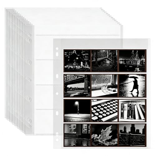 120 Film Negative Sleeves 50Pcs Film Storage Binder for Negatives Archival Film Holder Help You Collect and Organize Films.