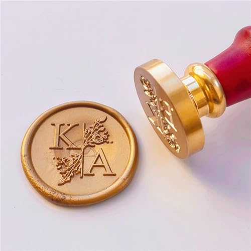 Timbro sigillo di cera nuziale personalizzato con