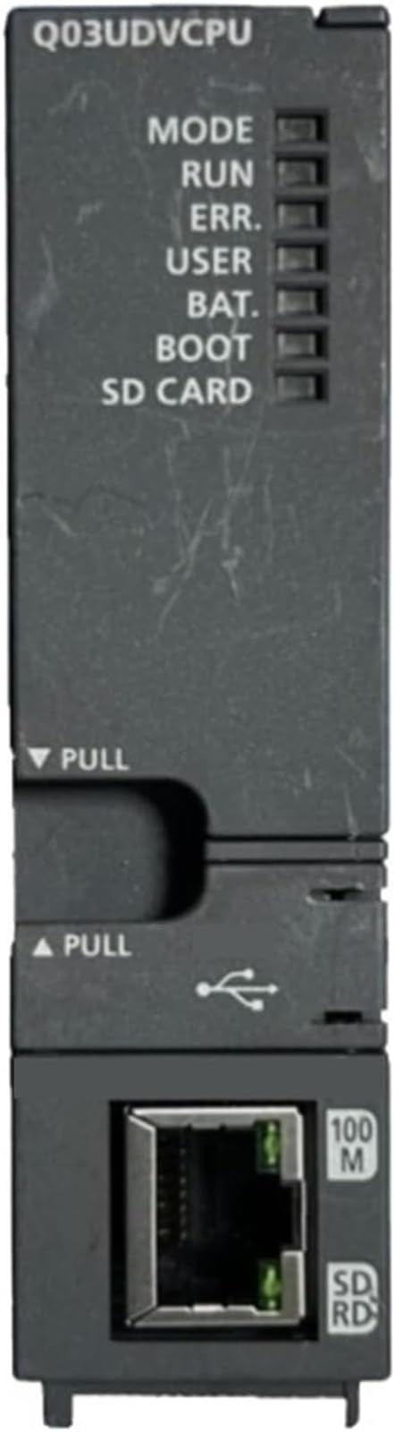 BSWXX Programmable Logic Controller CPU Q03UDVCPU PLC Unit with 4096 I/O and Ethernet Connectivity .0715