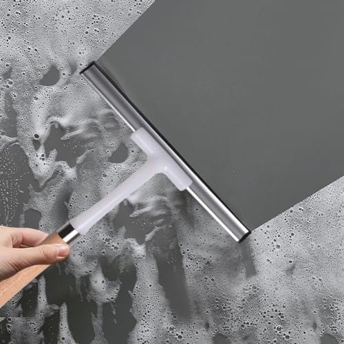 Image of Squeegee for Shower Doors, Bathroom, Glass, Mirrors, Window, Tiles and Car Glass, 9Inch