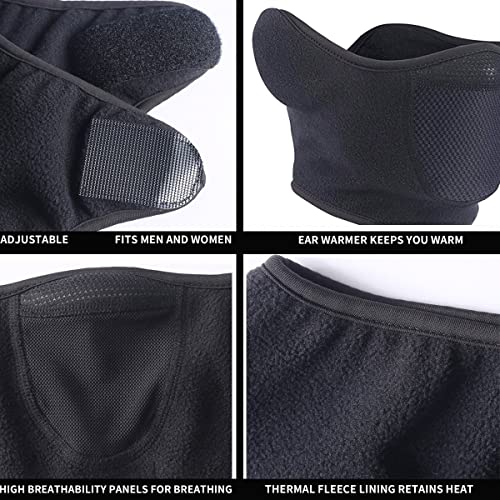 Omenex Balaclava Half Face Mask Windproof Men Women For Skiing Snowboarding Motorcycling Winter Outdoor Sports Highly Breathable (Half-Face) #TOP3