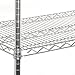 Seville Classics UltraDurable Heavy Duty NSF Solid Steel Wire Rack Storage Unit Organizer for Garage, Warehouse, Office, Restaurant, Classroom, Kitchen, 5-Tier Shelving, 60