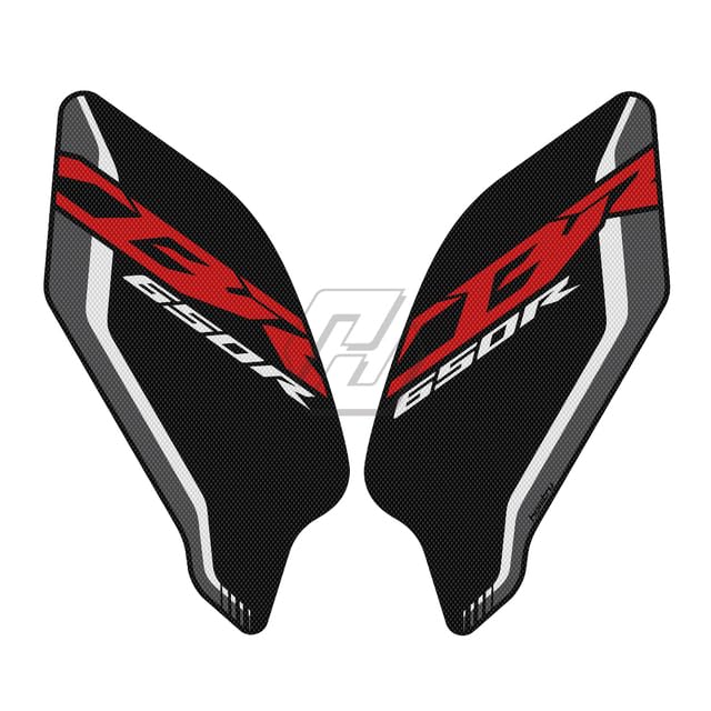 AUTO-UAE - For Hondas CBR 650R 2019-2022 Sticker Motorcycle Accessorie Side Tank Pad Protection Knee Grip Traction (Black)