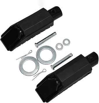 Rear Passenger Foot Pegs for CB500F CBR500R CB500X 2013-2018, Aluminium Rubber Pillion Pegs Fit CB300R CB250F Hornet VTR250 Spada Accessories