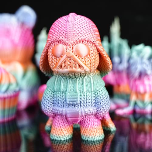 Image of Gratkit Silk Rainbow PLA Filament 1.75mm, Color Change 3D Printer Filament, + /-0.03mm, Multicolor 3D Printing Filament Rainbow Candy New
