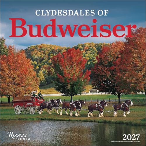 Clydesdales of Budweiser 2027 Wall Calendar