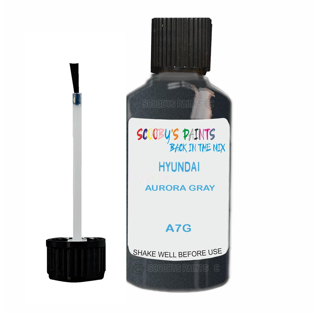 Scoobys Paints Back In The Mix Aurora Gray Touch Up Paint For Hyundai A7g Metallic