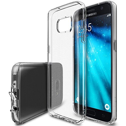 Ringke Air Compatible with Galaxy S7 Case Weightless as Air, Extreme Lightweight & Thin Transparent Soft Flexible TPU Scratch Resistant Protective Case for GalaxyS7 - Clear