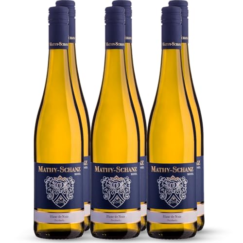 Weingut Mathy-Schanz - Spätburgunder Blanc de Noir Feinherb | Wein von der Mosel (6 Flaschen (6 x 0,75l))