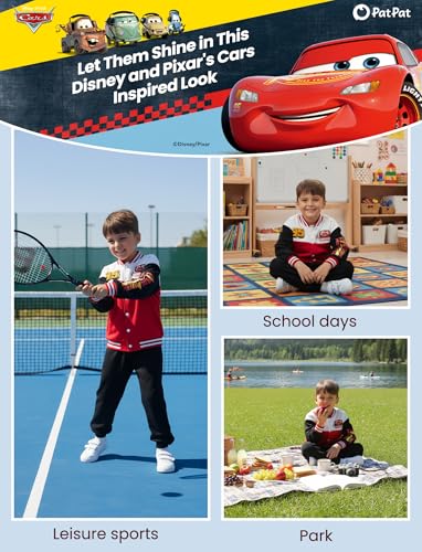 Image of Disney Marvel Bomber Jacket Spider Man Toy Story Cars Varsity Cardigan2-13Y | Officially Licensed Snap Button Coat,Fall Star Wars Graphic Cloth Top,Hulk Venom Stitch Mickey Lightning Mcqueen Kids Apparel
