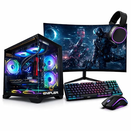 PC Gamer Completo AMD Ryzen 5 5600GT, 16GB DDR4, SSD 480GB, 500W 80 Plus, Monitor 21.5', Teclado, Mouse, Headset, Windows 11 Pro, PCGT12-E