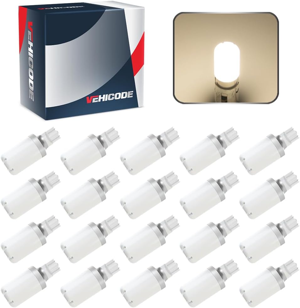 VEHICODE 20 Pack 921 LED Bulb 12V RV Interior Dome Light