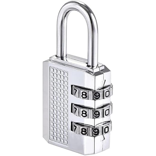 Metal Luggage Lock 3 Dialer