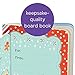 Baby's First Christmas Greeting Card Board Book (Includes Envelope and Foil Sticker) For Newborns, 0-12 Months