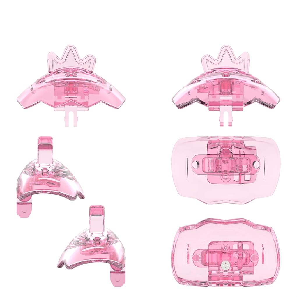 Suitable For Tamagotchi Paradise Game Console Transparent Top Cover (Transparent Pink)