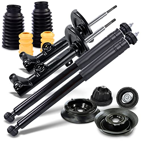 BESTPRICE 4x amortisseurs ˆ gaz avant et arri re jambe de suspension y compris roulements de d™me &, kit anti-poussi re, Compatible avec MERCEDES-BENZ...