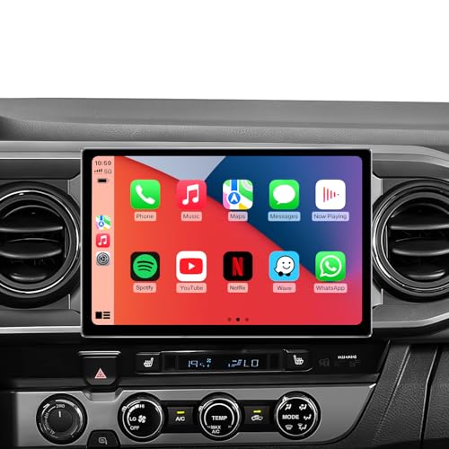 Image of Car Radio Stereo for Toyota Tacoma 2016-2023, Wireless CarPlay Android Auto | 11.5'' IPS HD touchscreen, 64G storage, 5G WiFi GPS navigation, phone link, Bluetooth, AM FM SWC, 1080P backup camera