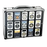 Ursae Minoris Elite Black Aluminum Display-top Box for 115 Certified or Certified-Style Coin Holders NGC, PCGS, ANACS, Elite, Lighthouse, BCW