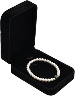 1 Piece Jewelry Gift Box, 7 * 10 * 4cm Velvet Jewellery Box, Black Jewellery Box, Small Necklace Chain Hanging Bracelet Display for Wedding, Birthday, Valentine's Day (Jewelry Not Included