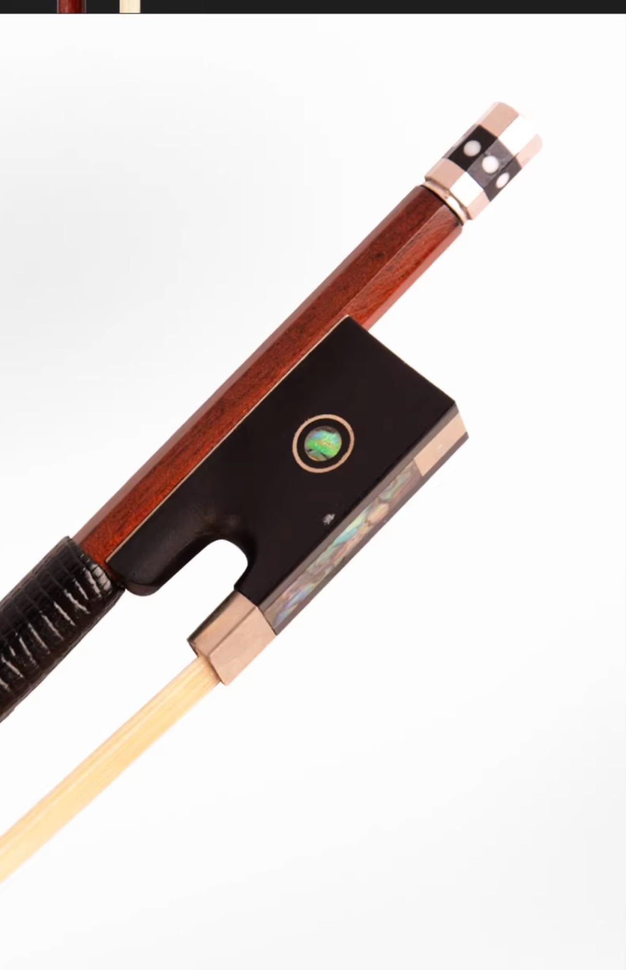 principiante Práctica Arco Violín Arco de violín cola de caballo de calidad profesional.
