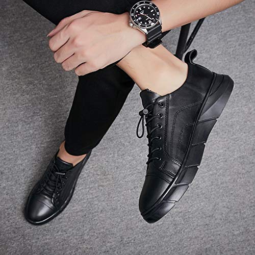 Gxswlaaa Sapatos sociais masculinos njm, sapatos de couro masculinos sapatos Oxford sapatos masculin