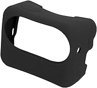 Vista 4 de Action Camera Silicone Protective Case, Sleeve with Lens Protector for GO 3, Soft Silicone Material, Spray Finish, Long Term Use (Black)