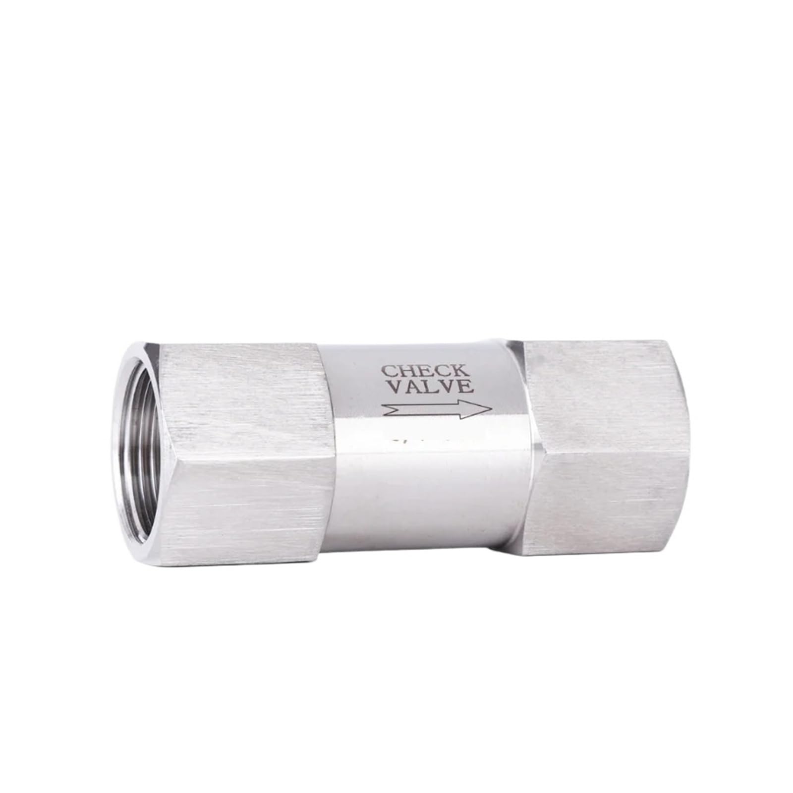 Clapet anti-retour 1/8 "1/4" 3/8 "1/2" 3/4 "1" 316 filetage femelle en acier inoxydable BSPP 300psi vannes anti-retour unidirectionnelles(1/8")