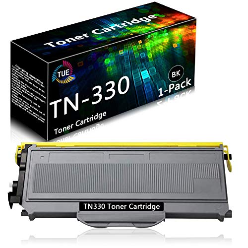 TN330 TN-330 Black 1 Pack Compatible Toner Cartridge Replacement for Brother HL-2120 2125 2140 2150 2150N 2170 2170W MFC-7040 7320 7340 7345DN 7345N 7440 7440N 7840 7840W Printer, Sold by TueInk