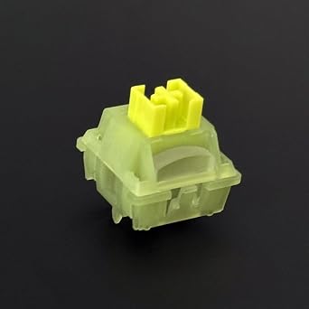 Outemu Honey Peach/Lime Switch V3, 5Pin Pre-Lubed Silent Linear/Tactile Switch for Mechanical Keyboard Color Tactile Lime, Size 90PCS