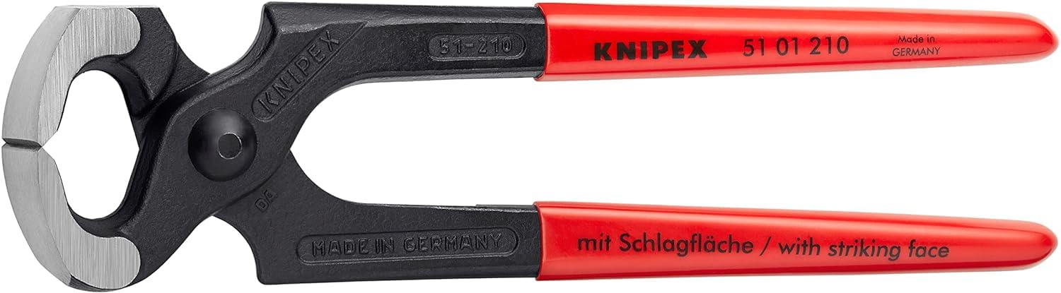 KNIPEX Obcęgi do gwoździ z tworzywa sztucznego, powlekane 210 mm, 51 01 210