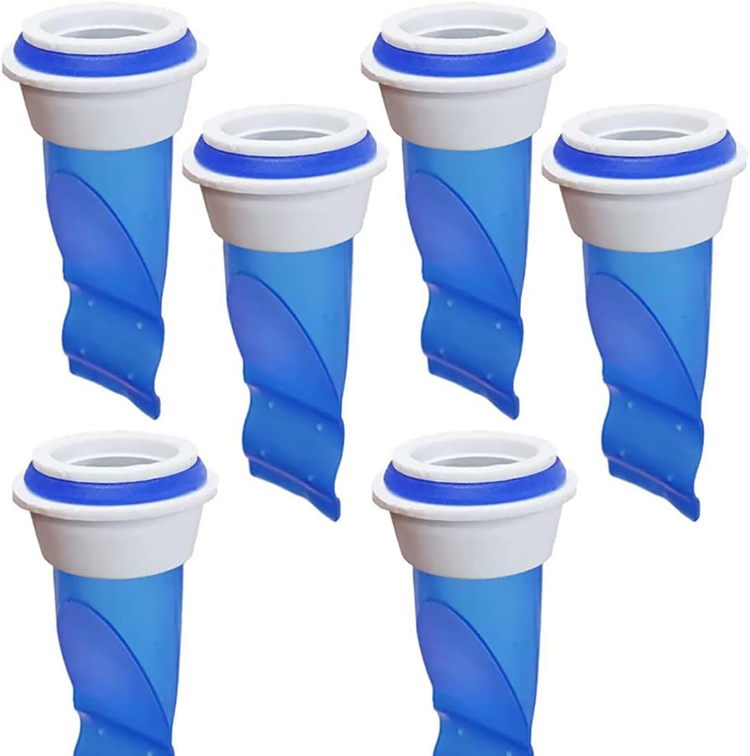 6 Pieces Shower Floor Drain Core Backflow Preventer One Way Valve Adjustable Silicone Sink Floor Drain Trap for Pipes Tubes in Toilet Bathroom Kitchen