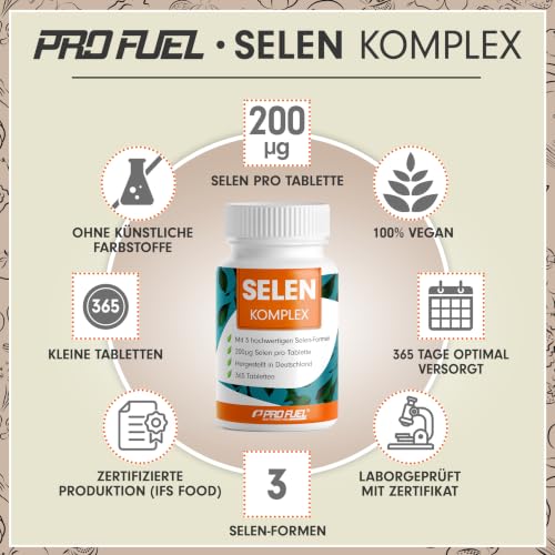 Selen Tabletten 2x365 mit 200 µg Selen - Komplex aus 3 hochwertigen Selenium-Quellen: Selenhefe… – Ansicht 2