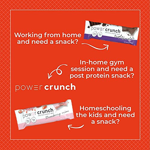 Barras de proteína Power Crunch variedad pack 33.6 oz miniatura 5