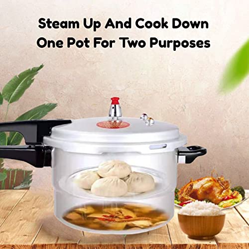Pressure Cooker 5 Quart, 70Kpa Pressure Stainless Steel Small Pressure Cooker, Explosion Proof Instant Pot Pressure Cooker With Steaming Layer (20Cm (Gas, Coal Gas)) #TOP1