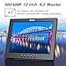 Eyoyo 12 Inch HDMI Monitor with BNC VGA AV HDMI Input 800x600 Portable 4:3 TFT LCD Mini HD Color Screen with Built-in Speaker