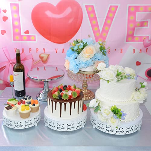 Cake Stand Set Of 3 Metal Cupcake Stands Dessert Display Plate For Wedding Party Birthday #TOP3