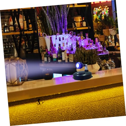 Lámpara led sin cableado recargable USB blanca con foco de proyección interior 4