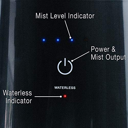 Air Innovations Mh-526 1.3 Gallon Cool Mist Humidifier Ultrasonic Humidifier For Bedroom & Medium Rooms Top Fill Silent Operation Aromatherapy Tray Auto Shut-Off (Black) #TOP3