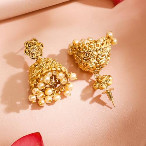 Image of Rubans Long Necklace Set Gold Plated Traditional Stylish Multicolour Jewellery Gift for Women & Girls
