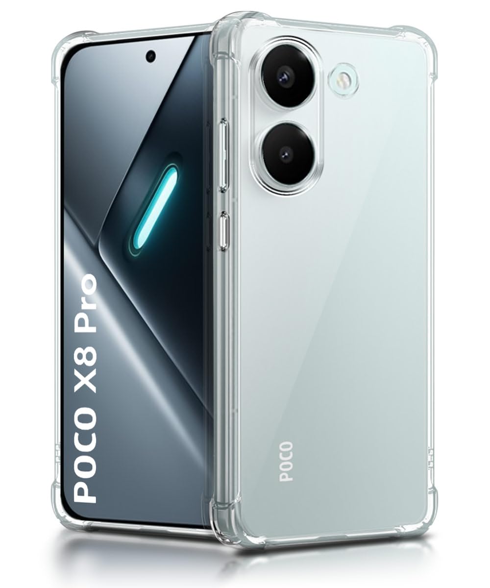 Transparent Case for Poco X8 Pro - Full Protection -15 Transparent Case for Poco X8 Pro - Full Protection -15